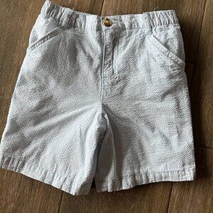 Tommy Bahama seersucker blue/white beachy, preppy, lined shorts size 7